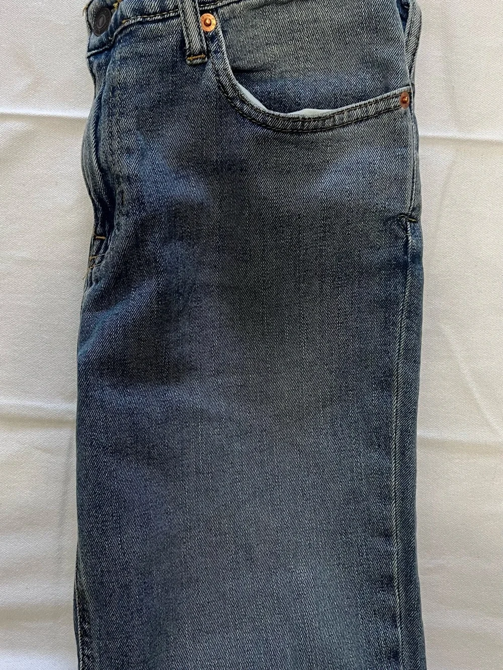 Polo Ralph Lauren Boys Jeans Size 16 Medium Wash Straight Leg Distressed Denim